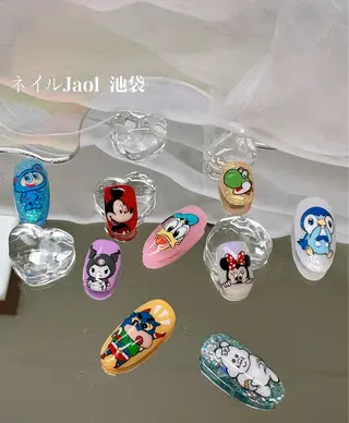 ショート ネイルJaol 池袋のネイルデザイン