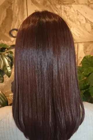 ミディアム 清水 旭美のヘアスタイル