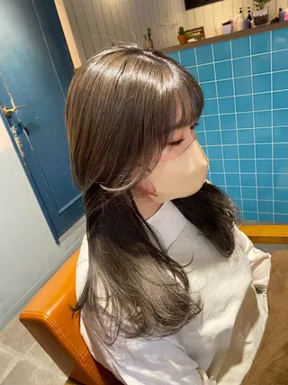 カラー 🐻結んで可愛い hair EMI🐻のヘアスタイル