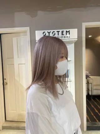 ミディアム カラー 💞ツヤ髪カラー💞 KAHOのヘアスタイル