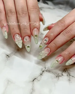 ロング アトリエAIHA★ フィルイン推奨サロンのネイルデザイン