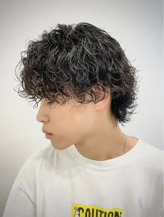 パーマ メンズ 🏁片倉 玲旺🏁のヘアスタイル