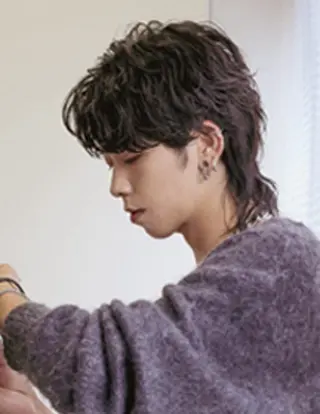 ショート パーマ メンズ アートディレクター のぐちのヘアスタイル