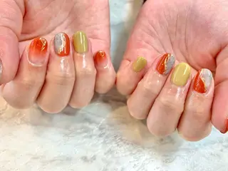 ネイル N-mode所属・yuya パラジェル/長さ出しのネイルデザイン