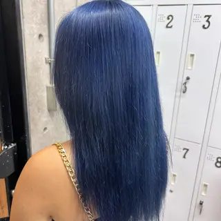 セミロング カラー Aoba 🫧艶ハイトーン🫧のヘアスタイル