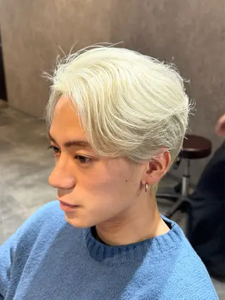 カラー メンズ 曲がる縮毛矯正 masashiのヘアスタイル