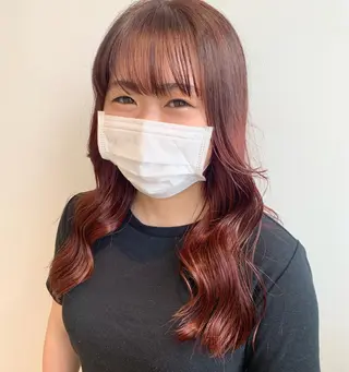 ロング カラー ヘアアレンジ ayumi🌈 インナーカラー🌈のヘアスタイル