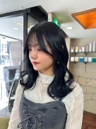 ミディアム 矢野 晃平のヘアスタイル