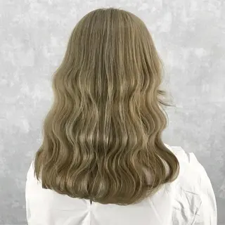 セミロング カラー K-POP好き美容師 🇰🇷Kai.Yのヘアスタイル