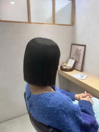 ミディアム Mao 🎀bob Oliveカラー🌿のヘアスタイル