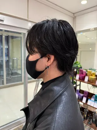 メンズ 透明感/オリーブ /わがつまこうすけのヘアスタイル