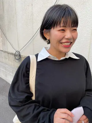 ショート さの あやねのヘアスタイル