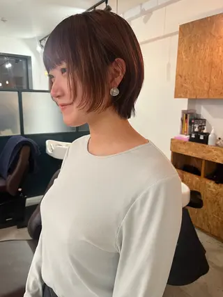 ショート 暖色/パーマ 🌼クニトウメイのヘアスタイル