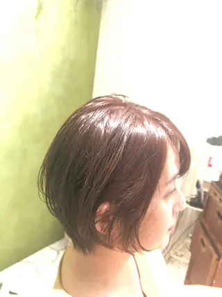 ミディアム カラー パーマ 🧡艶髪・ゆるふわ style💛ミユのヘアスタイル