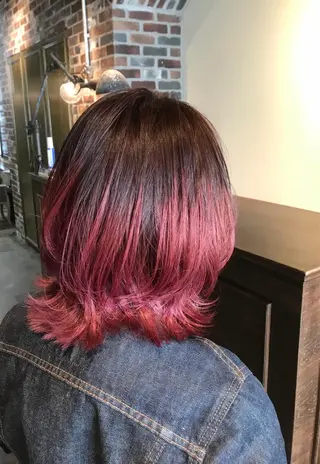 ミディアム カラー パーマ ヘアアレンジ 野田 修平のヘアスタイル