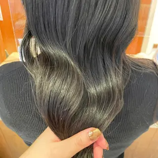 ロング カラー ミウラ コトミ🩵のヘアスタイル