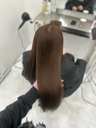 カラー 透ける透明感カラー 🎀anju/渋谷のヘアスタイル
