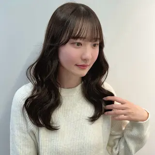 ミディアム 顔周りレイヤー/新宿 /モテ艶カラー/航介のヘアスタイル