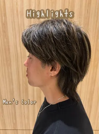 カラー メンズ 五十嵐 未悠のヘアスタイル