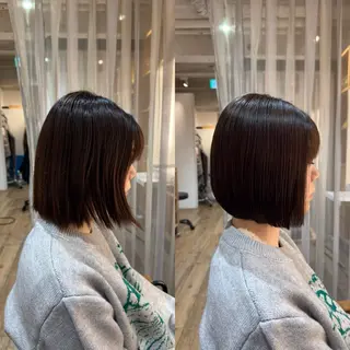 セミロング afloatkobe所属・美髪/髪質改善 川口凌弥のヘアスタイル