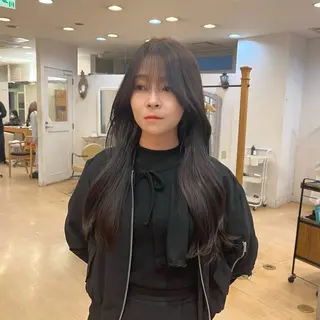 ロング LUNA🌙韓国ヘア 🌙レイヤーカットのヘアスタイル