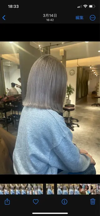カラー yuu /N° 大分中央町店のヘアスタイル