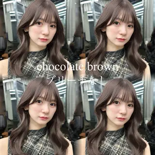 ミディアム 韓国/ワンホンヘア 髪質改善/MaCoのヘアスタイル