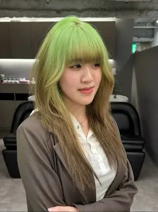 ロング ハイトーン/名古屋 Hinakiのヘアスタイル