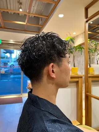 パーマ メンズ おの ももか /京急富岡のヘアスタイル