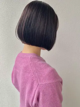 ショート カラー 似合わせカラーパーマ 🌿kitin米川のヘアスタイル