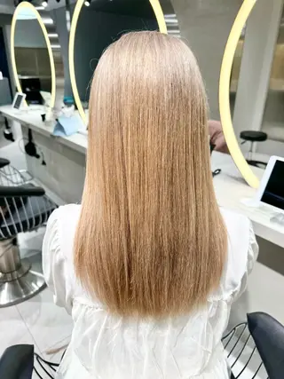 ロング 縮毛矯正/髪質改善 🌟本郷壮一郎のヘアスタイル