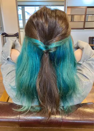 ミディアム タカツド ユウキのヘアスタイル
