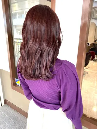 ミディアム カラー 坂井田 浩樹のヘアスタイル