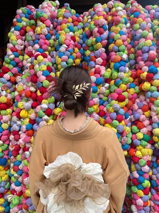 ロング 山口 舞弥のヘアスタイル