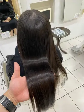 ロング 髪質改善 💠 韓国風うる艶/シオリのヘアスタイル