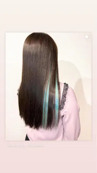 ロング カラー ヘアアレンジ 代表 KANZOのエステ・リラクイメージ