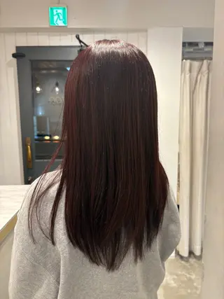 セミロング り おのヘアスタイル