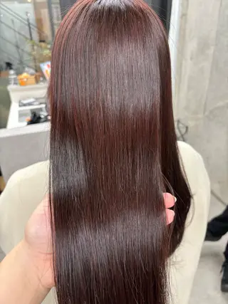 ロング カラー すぐ巻ける縮毛矯正 🍀勝倉　麗のヘアスタイル