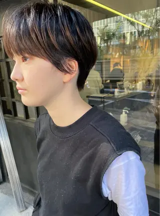 ショート カラー ショート・ボブ ・ウルフ✂︎IMAIのヘアスタイル