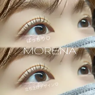 マツエク・マツパ 小顔eyelash MORENAのマツエク・マツパデザイン