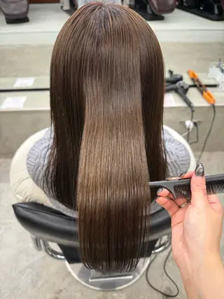 セミロング 🎀うる艶モテ髪🎀 透明感/ユナのヘアスタイル