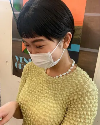 ショート ボブ/顔まわりカット 💫大澤奈緒美のヘアスタイル