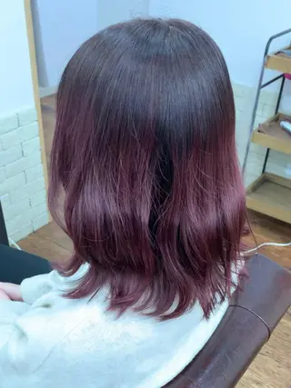 ミディアム カラー クセを最大限に活かす メンズパーマ奈良大祐のヘアスタイル