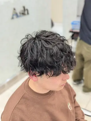 メンズ パーマ 髪質改善 カミムラのヘアスタイル