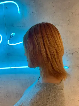 ミディアム カラー パーマ ヘアアレンジ メンズ ネイル マツエク・マツパ Sia中野新橋 『JUNYA』のヘアスタイル