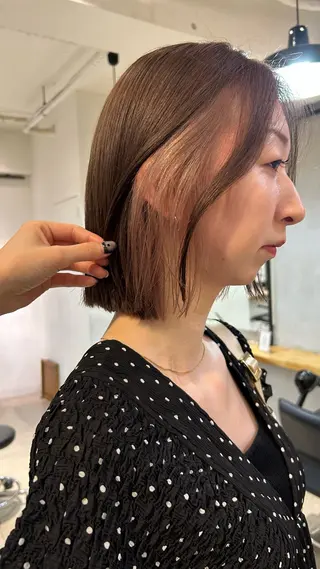 ショート カラー じゅわっと暖色カラー 🍊Moemiのヘアスタイル
