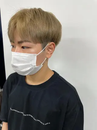 ショート カラー パーマ ヘアアレンジ メンズ キッズ ネイル マツエク・マツパ スパイキー/フェザー /波巻き/かいとのヘアスタイル