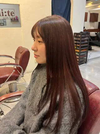 カラー mite所属・立道 樹奈のヘアスタイル