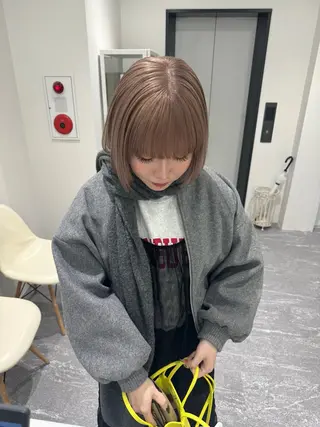 ショート 柔らかい透明感カラー 🎀maria🎀のヘアスタイル