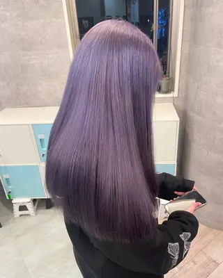 ロング ♡似合わせハイトーン ♡maiのヘアスタイル